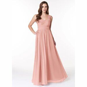 Azazie Zapheira Rosette Bridesmaid Dress